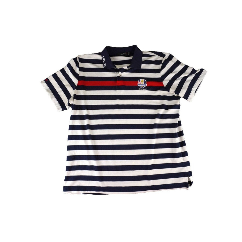 RLX Ralph Lauren Official 2012 Ryder Cup Team USA Golf Polo Men's Large Medinah